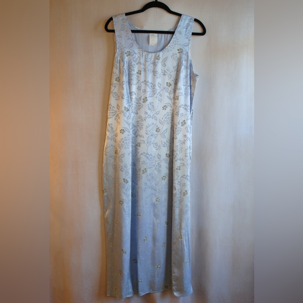 Lilac Floral Print Midi Slip Dress PLUS SIZE